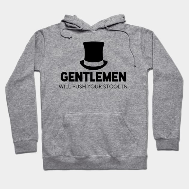 Gentlemen Hoodie by JasonLloyd